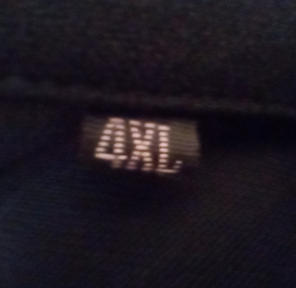 Long Bell-Sleeved Midi Dress Black:See Thru bodice +Sleeves, Waved collar,4X - Picture 6 of 12